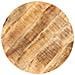 Tavolino Da Bistrot Rotondo 80x75 Cm In Legno Di Mango Grezzo - Foto miniatura 3