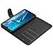 Custodia Compatibile Con Oppo A12 In Nero Carbone - Coperchio Protettiva Con Chiusura Magnetica, Funzione Stand E Tasca Per Le Carte - Foto miniatura 6