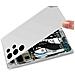 Copribatteria Galaxy S22 Ultra Originale Phantom White - Foto miniatura 4
