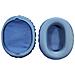 1 Paio Di Copri Auricolari In Pelle Proteica Blue - Foto miniatura 1