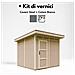 Casetta da giardino con pannelli in legno Lp Smartside 5,9 m² con pavimento e piastrelle bituminose - L161x294x239 cm - M903 - Cavern Steel - Foto miniatura 6