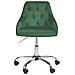 Sedia Da Scrivania Parrish Velluto Verde Smeraldo - Foto miniatura 5