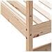 Letto Soppalco Con Scrivania 100x200 Cm Legno Massello Pino - Foto miniatura 6