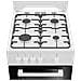 Cucina a Gas FSG522DWC 4 Fuochi Forno a Gas Classe A Dimensioni 60 x 50 cm Colore Nero / Bianco - Foto miniatura 4