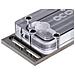 Dissipatoro D-RAM Raffreddamento del Computer X4 Universale Acrilico Nero Nichel - Foto miniatura 3