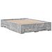 Giroletto Cassetti Grigio Cemento 120x200 Cm Legno Multistrato - Foto miniatura 2