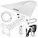 Antenna Esterna Digiactiv 4g Lte Vhf Uhf Va0022 Bianco Vayox - Foto miniatura 1