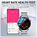 Smartwatch, Chiamata Bluetooth E Frequenza Cardiaca, Pressione Sanguigna E Ossigeno Nel Sangue Black + Black Steel - Foto miniatura 7