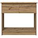 Tavolo Consolle Cassetti Rovere Artigianale 85,5x38,5x74,5 cm - Foto miniatura 6