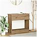 Tavolo Consolle Cassetti Rovere Artigianale 85,5x38,5x74,5 cm - Foto miniatura 1