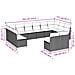 Set Divani Da Giardino 12 Pz Con Cuscini Beige In Polyrattan - Foto miniatura 3