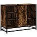 Mobile Lavabo Bagno Rovere Fumo 60x30x60 Cm Legno Multistrato - Foto miniatura 2