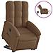Lusso Casadino -  Poltrona Alzapersona Reclinabile Elettrica Marrone Tessuto - Foto miniatura 1