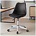 Sedia Da Ufficio Full Nero Poltrona Da Studio E Casa Ergonomica Con Ruote - Foto miniatura 1