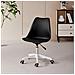 Sedia Da Ufficio Full Nero Poltrona Da Studio E Casa Ergonomica Con Ruote - Foto miniatura 5