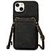 Custodia A Portafoglio 3 In 1 Compatibile Con Iphone 17 Air - Porta Carte In Pelle Pu E Tracolla A Bandoliera - Foto miniatura 1