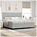 Letto a molle con materasso Grigio chiaro 200 x 200 cm Velluto - Foto miniatura 2