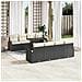 Set Divano da Giardino 9 pcs Nero 100 x 55 x 73 cm Poly Rattan - Foto miniatura 3