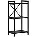 Libreria Rovere nero 40 x 30 x 83 cm Legno multistrato - Foto miniatura 1