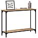 Tavolo consolle rovere artigianale 101 x 30.5 x 75 cm - Foto miniatura 3