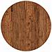 Piano del tavolo Altro Marrone scuro Ø 60 x 4 cm - Foto miniatura 1