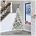 Albero di Natale artificiale con luci integrate Argento 240 cm - Foto miniatura 2
