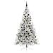 Albero di Natale artificiale con luci integrate Argento 240 cm - Foto miniatura 3