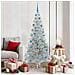 Albero di Natale con 300 LED con supporto Argento 180 cm PET - Foto miniatura 2