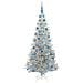 Albero di Natale con 300 LED con supporto Argento 180 cm PET - Foto miniatura 3