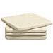 Cuscini per Seduta 4 pcs Crema 40 x 40 x 3 cm Tessuto in Cords - Foto miniatura 1