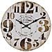 Orologio Da Parete In Legno Bianco D34x2h - Foto miniatura 1