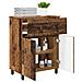 Mobiletto da bagno Legno antico 60 x 35 x 80 cm - Foto miniatura 3