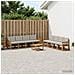 Set di divani da esterno 9 pcs Naturale e Grigio Chiaro - Foto miniatura 2