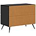Armadio da Notte Nero 62 x 34,5 x 47,5 cm Legno ingegnerizzato - Foto miniatura 6
