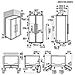 Frigorifero Side by Side Serie 600 Nero 177 cm NoFrost Classe E EAT6ME53K0 - Foto miniatura 4