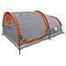 Tenda da Trekking Impermeabile 2 persona Grigio e arancione - Foto miniatura 3