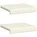 Cuscino per panchina 2 pz corduroy Crema Profondità 35 cm - Foto miniatura 6