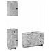 Set di armadietti da bagno in 3 pezzi EDE Grigio Cemento - Foto miniatura 1