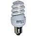 Lampadina Risparmio Energetico Spiral Compact E27 20W Luce Calda - Foto miniatura 3