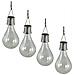 Luci Led Per Feste Trasparenti 4 Pz. Con Pannello Solare 95420 - Foto miniatura 1