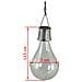Luci Led Per Feste Trasparenti 4 Pz. Con Pannello Solare 95420 - Foto miniatura 2