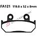 B1r R1812100 Pastiglie Hh Honda Cbr 600 -90ant. Fa121hh - Foto miniatura 1