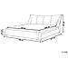 Letto Matrimoniale Moderno In Tessuto Grigio 160x200cm Nantes - Foto miniatura 21