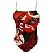 Costumi Bambina Maori Skin Tattoo Thin Strap Costumi Junior 7-8 Years - Foto miniatura 1