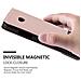 Custodia Compatibile Con Nokia Lumia 640 In Oro Rosato Nero - Coperchio Protettiva Con Chiusura Magnetica, Funzione Stand E Tasca Per Le Carte - Foto miniatura 7
