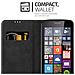 Custodia Compatibile Con Nokia Lumia 640 In Oro Rosato Nero - Coperchio Protettiva Con Chiusura Magnetica, Funzione Stand E Tasca Per Le Carte - Foto miniatura 8