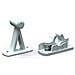 Bianco Sprung Porta Fermo Holder Cattura Clip Caravan Motorhome Barca Static - Foto miniatura 2