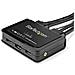 Switch Kvm Hdmi A 2 Porte 4k 60hz - Switch Kvm Compatto A Doppia Porta Uhd/ultra Hd Usb Con Cavi Da 4 P Sv211hdua4k - Foto miniatura 6