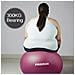 Palla Per Esercizi Yoga Balance Ball, Diametro: 55 Cm, Spessore: 2 Mm, Rosso, Pvc - Foto miniatura 7