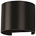 Lampada Led 6W Parete Semicerchio Ip65 660Lm 60 Mod. Vt- 756 Sku 7081 Bianco Caldo 3000K - Nero - Foto miniatura 1